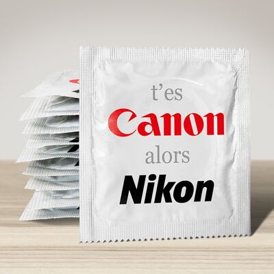 Kondom: Du bist Canon, dann Nikon