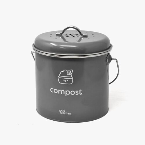 3L Small Compost Bin Kitchen with Carbon Filters