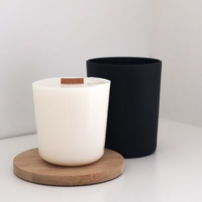 SCENTED NATURAL CANDLE REFILL 180gr - for black container