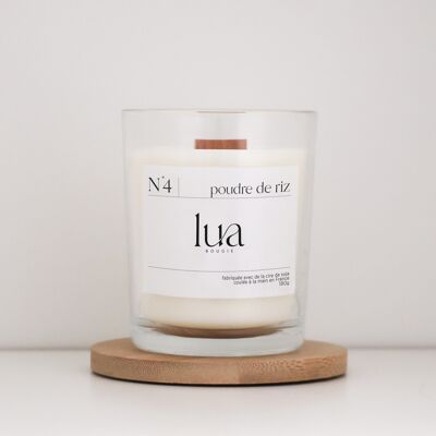 CLASSIC SCENTED NATURAL CANDLE Clear N°1 Cotton flower With