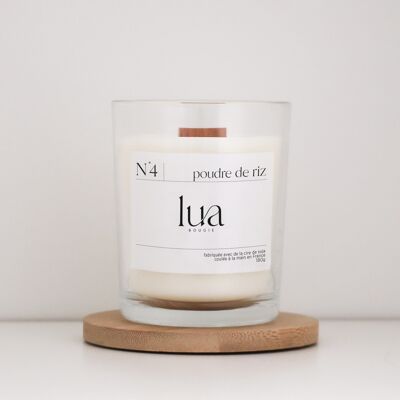 VELA AROMÁTICA NATURAL CLASSIC Transparente N°3 Monoï Con