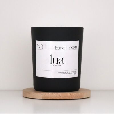 NATURAL SCENTED CANDLE CLASSIC Black N°2 Almond With