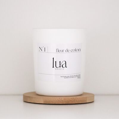 CLASSIC SCENTED NATURAL CANDLE White N°1 Cotton flower With