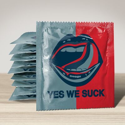 Kondom: Ja, wir saugen