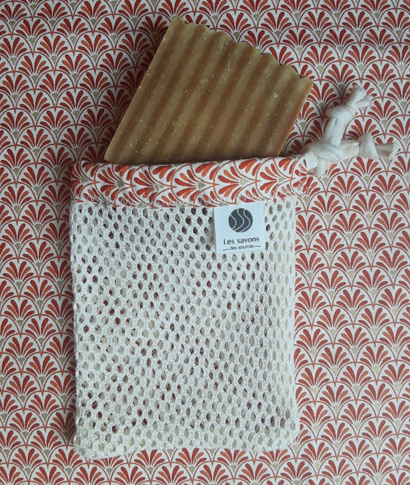 Antigaspi bag printed red orange sold by 10