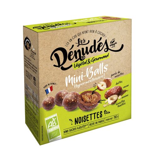 Energy Balls Fourrées Noisettes