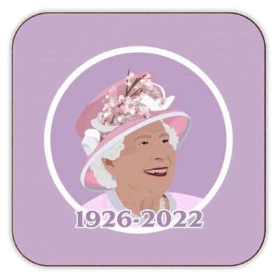 Coasters 'Queen Elizabeth ii (with date)