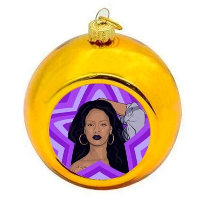 Christmas Baubles 'Musical stars Rihanna
