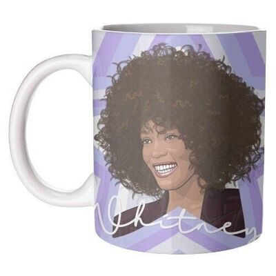 Mugs 'Musical stars Whitney Houston prin