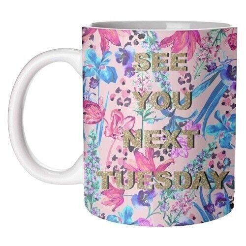 Mugs 'SEE YOU NEXT TUESDAY IN PALE PINK