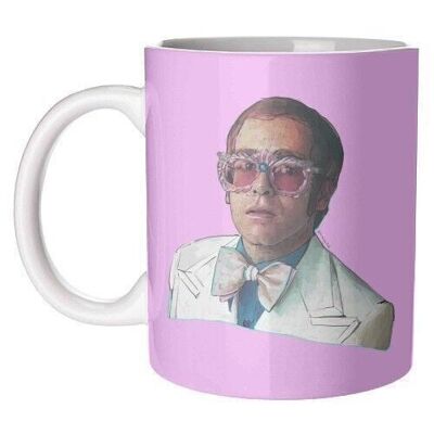 Mugs 'Bow Tie Elton' by Beverley Rae