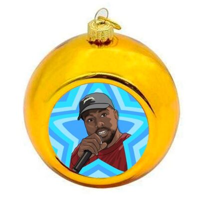 Christmas Baubles 'Musical stars Kanye w