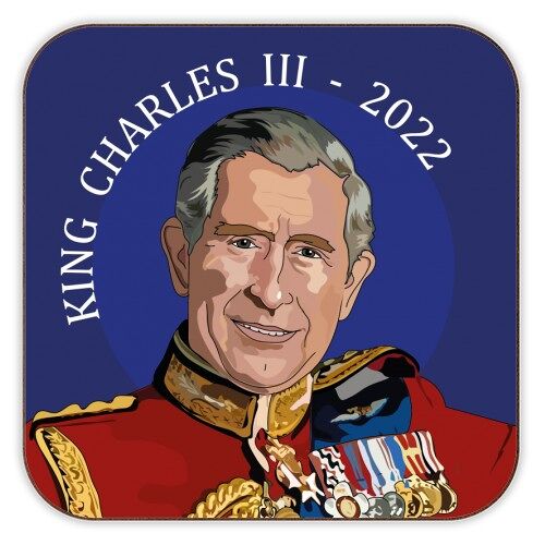 Coasters 'King Charles III Portrait Coll