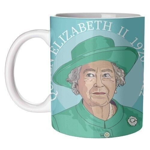 Mugs 'The Queen' by Catherine Critchley.