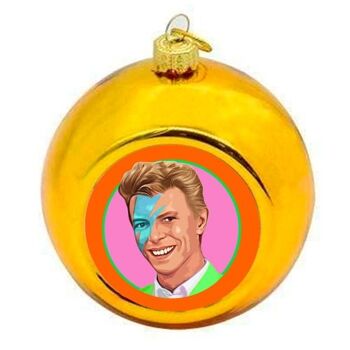 Boules de Noël 'David sur orange' 6