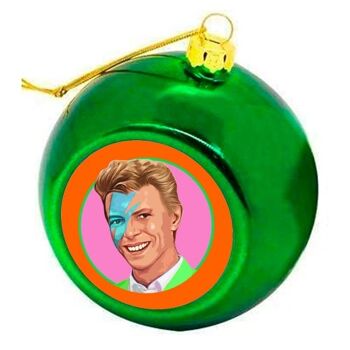 Boules de Noël 'David sur orange' 9