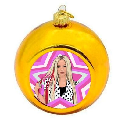 Christmas Baubles 'Musical stars avril l