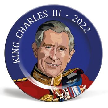 Assiettes 'King Charles III Portrait Collec 2
