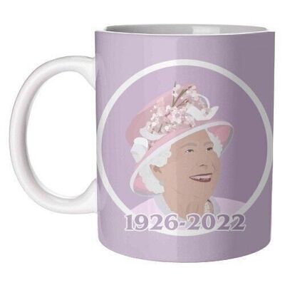 Mugs 'Reine Elizabeth II (avec date)'