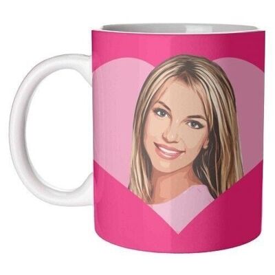 Mugs 'I HEART BRITNEY' par DOLLY WOLFE