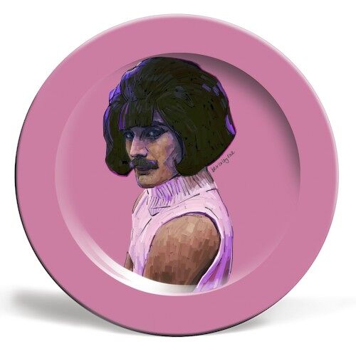 Plates 'Pink Freddie' by Beverley Rae