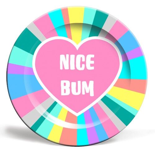 Plates 'Nice Bum Love' by Adam Regester