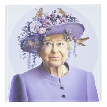 Dessous de verre 'Elizabeth II' par Larissa Grace 4