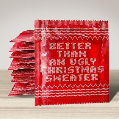 Ugly christmas condom