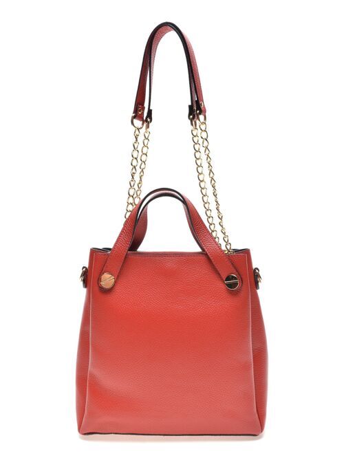 AW22 RM 1804_ROSSO_Top Handle Bag
