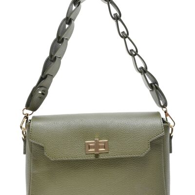 AW22 RM 1810T_VERDE MILITARE_Top Handle Bag