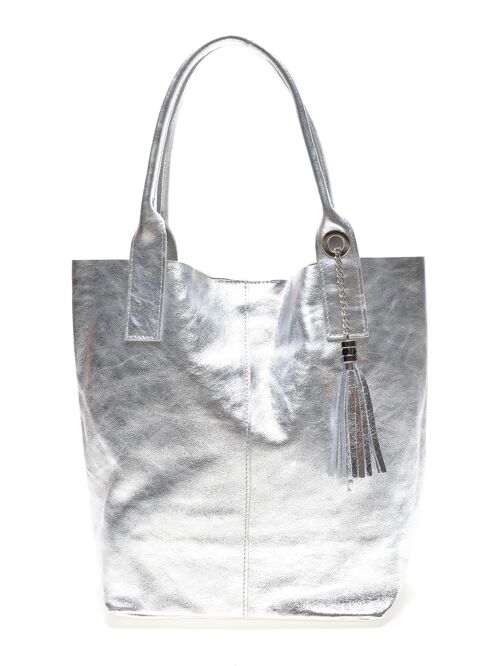 AW22 RM 8129_ARGENTO_Tote Bag