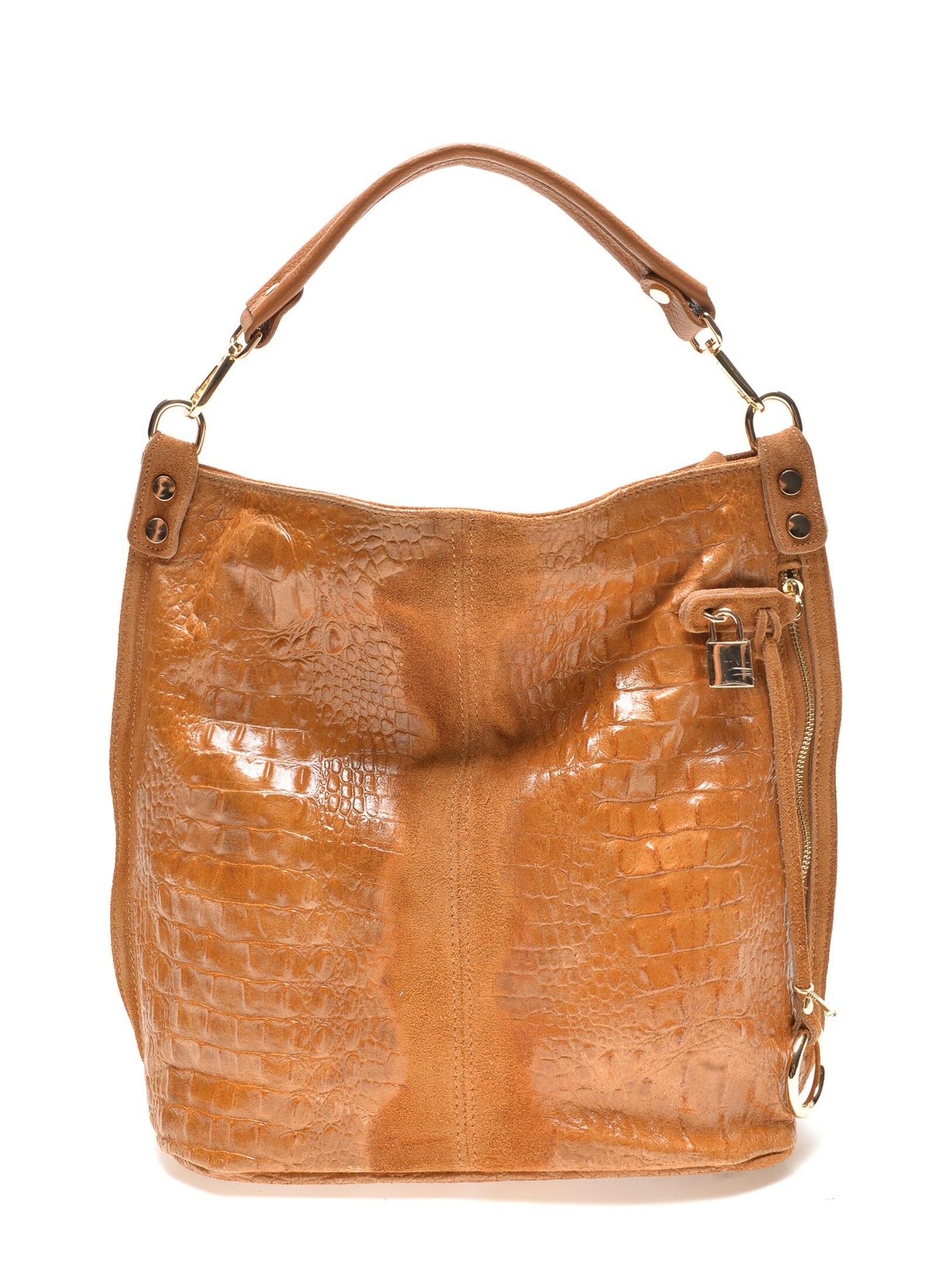 AW22 RM 8080_COGNAC_Borsa con manico superiore
