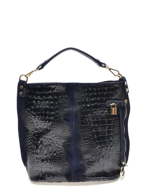 AW22 RM 8080_BLU SCURO _Top Handle Bag