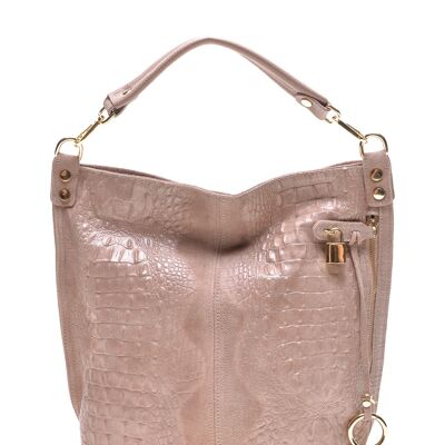 AW22 RM 8080_ROSA SCURO_Tasche mit oberem Griff