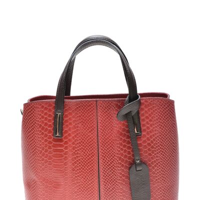 AW22 RM 8067_ROSSO_Tasche mit oberem Griff