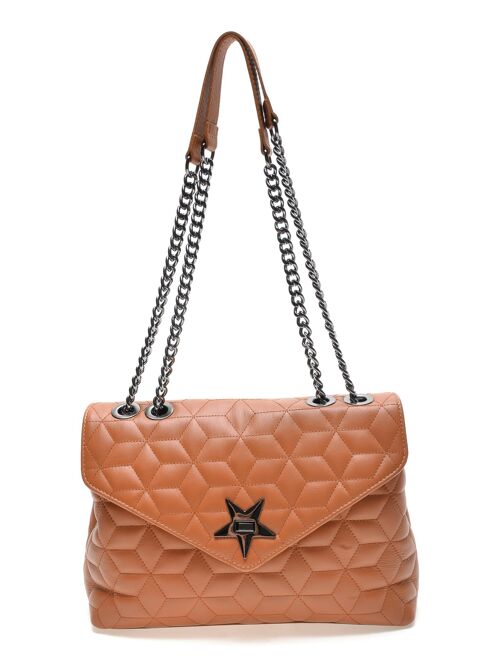 AW22 RM 2186_COGNAC_Shoulder Bag