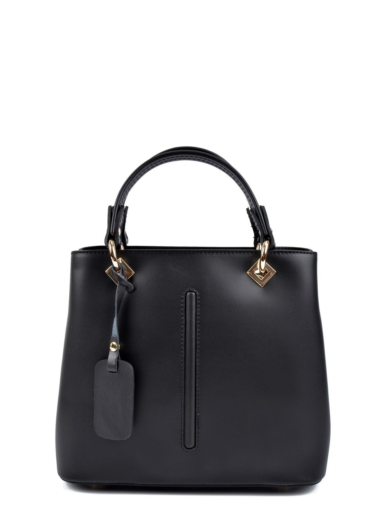 AW22 RM 3021_NERO_Borsa con manico superiore