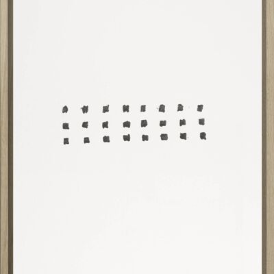Fernand Pouillon - A3 (29,7 x 42 cm) - N° ../24, Black brushed aluminium