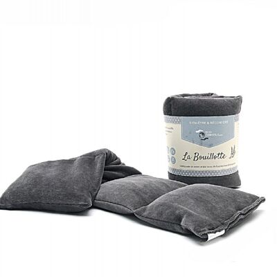 Organic dry hot water bottle - Gray