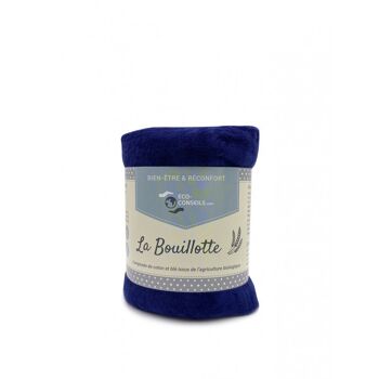 Bouillotte sèche bio - Bleu Marine 5