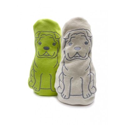 Green Dog Hot Water Bottle Comforter