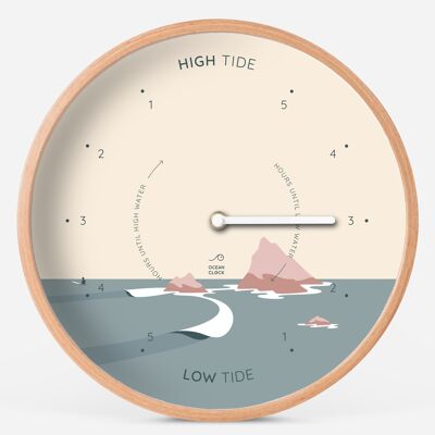 Sunset tide clock