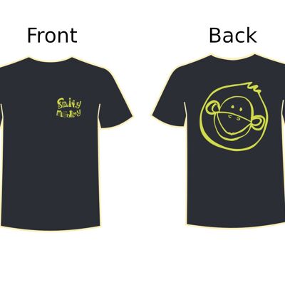 T-Shirt, Unisex, mit fruchtigem Affenbier – Klein, Mittel, Groß, Extragroß