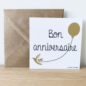 Carte - Bon anniversaire