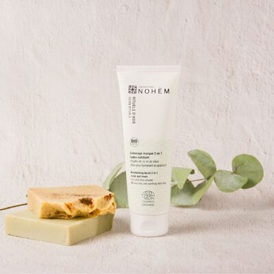 Organic moisturizing and exfoliating scrub