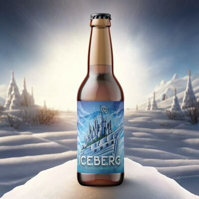 ORGANIC white beer 🥶 iceberg