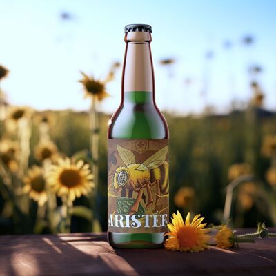 Bière blonde au miel BIO 🍯 aristée 33cl