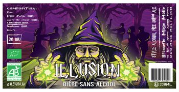 Bière sans alcool BIO 💫 ILLUSION 33cl 2