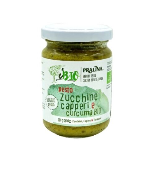 Pesto di Zucchine, Capperi e Curcuma BIO