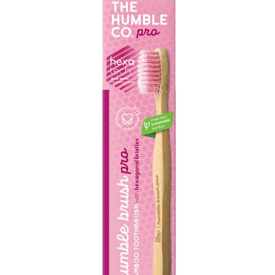 PRO Line Hexatech Spiral Toothbrush - Adult Purple Soft